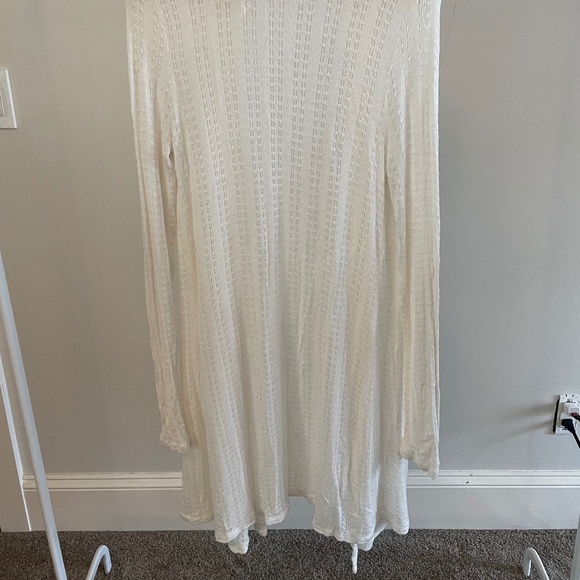 Dante Malan White Knit Long Cardigan - Picture 3 of 5